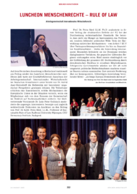 Dokument Luncheon Menschenrechte – Rule of Law