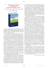 Dokument Martin Stopper, Gregor Lentze (Hrsg.): Handbuch Fußball-Recht Rechtsgebiete – Rechteanbieter – Organisation