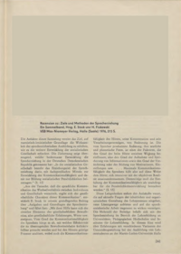 Dokument Rezension zu: Ziele und Methoden der Sprecherziehung. Ein Sammelband, Hrsg. E. Stock und H. Fiukowski. VEB Max-Niemeyer-Verlag, Halle (Saale) 1976, 215 S.