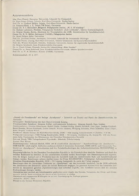 Dokument Autorenverzeichnis/Impressum