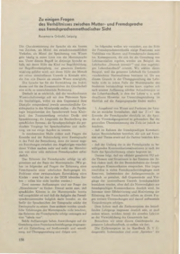 Dokument Zu einigen Fragen des Verhältnisses zwischen Mutter- und Fremdsprache aus fremdsprachenmethodischer Sicht