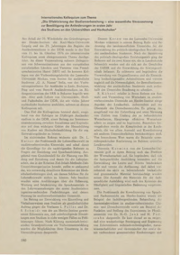 Dokument Internationales Kolloquium zum Thema „Die Effektivierung der Studienvorbereitung – eine wesentliche Voraussetzung zur Bewältigung der Anforderungen im ersten Jahr des Studiums an den Universitäten und Hochschulen“
