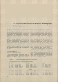 Dokument Zur morphologischen Struktur der deutschen Nominalgruppe