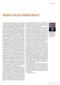 Dokument Wohin mit den Altkleidern?