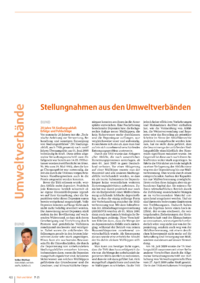 Dokument Stellungnahmen aus den Umweltverbänden