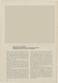Dokument Rezension zu: Václav Stehlík: Bibliographie zur Methodik des Fremdsprachenunterrichts 