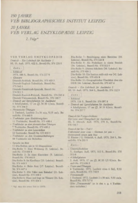 Dokument 150 Jahre VEB Bibiliographisches Institut Leipzig