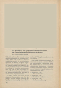 Dokument Zur Aufstellung von Satztypen substantivischer Sätze des Deutschen unter Einbeziehung der Valenz