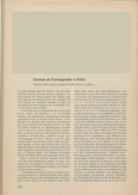 Dokument Deutsch als Fremdsprache in Kuba