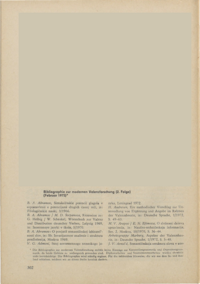Dokument Bibliographie zur modernen Valenzforschung (2. Folge) (Februar 1975)