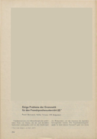 Dokument Einige Probleme der Grammatik f&uuml;r den Fremdsprachenunterricht (2)