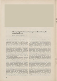 Dokument Übungsmöglichkeiten und Übungen zur Entwicklung des stillen Lesens (2)