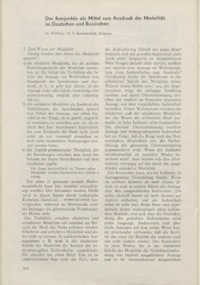 Dokument Der Konjunktiv als Mittel zum Ausdruck der Modalit&auml;t im Deutschen und Russischen