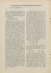 Dokument Zur Entwicklung des qualitativen Adverbs im Deutschen