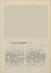 Dokument Jahreskonferenz der Deutschlehrenden der VR Polen vom 24.–26.4.1974 in Warschau