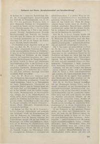 Dokument Konferenz zum Thema „Sprachwissenschaft und Spracherziehung“