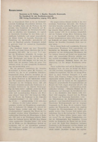 Dokument Rezension zu G. Helbig/J. Buscha: Deutsche Grammatik. Ein Handbuch f&uuml;r den Ausl&auml;nderunterricht. VEB Verlag Enzyklop&auml;die, Leipzig 1972, 629 S.