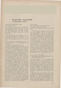 Dokument Aus der DDR &ndash; &uuml;ber die DDR