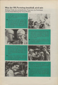 Dokument Was der VIII. Parteitag beschlo&szlig;, wird sein