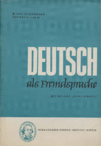 Dokument Deutsch als Fremdsprache Ausgabe 02 1974