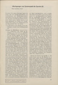 Dokument Überlegungen zum Systemaspekt der Sprache (2)
