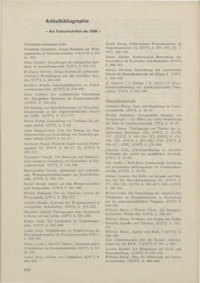 Dokument Artikelbibliographie