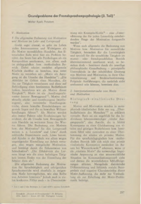 Dokument Grundprobleme der Fremdsprachenpsychologie (3. Teil)