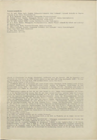 Dokument Autorenverzeichnis/Impressum