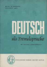 Dokument Deutsch als Fremdsprache Ausgabe 02 1973