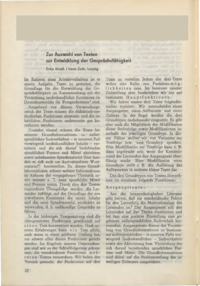 Dokument Zur Auswahl von Texten zur Entwicklung der Gesprächsfähigkeit