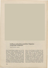 Dokument Zu Wesen und Funktion sprachlicher T&auml;tigkeiten und geistiger F&auml;higkeiten