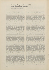 Dokument Zu einigen Fragen der Komparabilität in der konfrontativen Linguistik