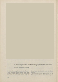 Dokument Zu den Komponenten der Bedeutung syntaktischer Einheiten