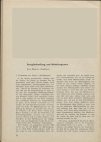 Dokument Satzgliedstellung und Mitteilungswert