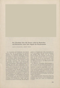 Dokument Ein &Uuml;berblick &uuml;ber die Genera verbi im Deutschen und Russischen unter dem Aspekt der Konfrontation