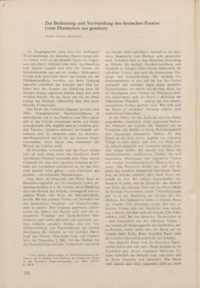 Dokument Zur Bedeutung und Verwendung des deutschen Passivs (vom Finnischen aus gesehen)