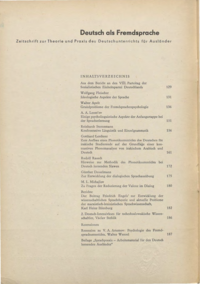 Dokument Inhaltsverzeichnis