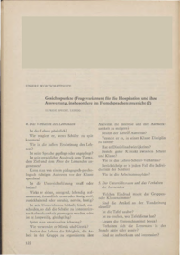 Dokument Gesichtspunkte (Fragevarianten) f&uuml;r die Hospitation und ihre Auswertung, insbesondere im Fremdsprachenunterricht (2)