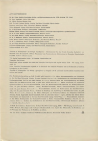 Dokument Autorenverzeichnis/Impressum