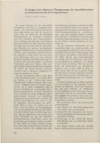Dokument Zu Fragen eines effektiven Übungssystems der Sprachlaborarbeit im Deutschunterricht für Fortgeschrittene