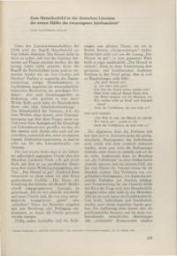Dokument Zum Menschenbild in der deutschen Literatur der ersten H&auml;lfte des zwanzigsten Jahrhunderts