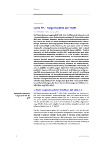 Dokument Storno-RVL – margenmindernd oder nicht?
