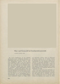 Dokument Platz- und Netzmodell im Fremdsprachenunterricht