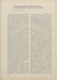 Dokument Zu Werner Heiduczeks &bdquo;Abschied von den Engeln&ldquo;