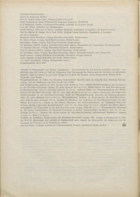 Dokument Autorenverzeichnis/Impressum