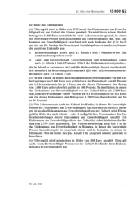 Dokument BEEG Erläuterungen: § 2 Höhe des Elterngeldes
