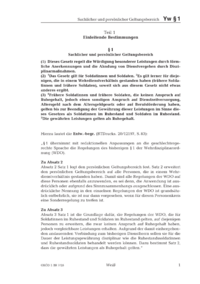Dokument § 1 Sachlicher und persönlicher Geltungsbereich