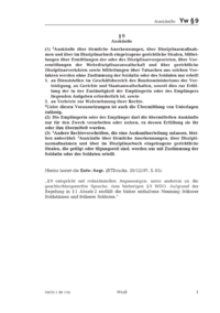 Dokument § 9 Auskünfte