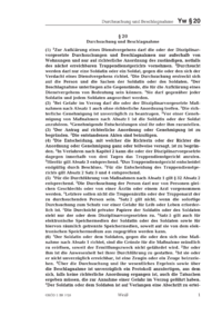 Dokument § 20 Durchsuchung und Beschlagnahme