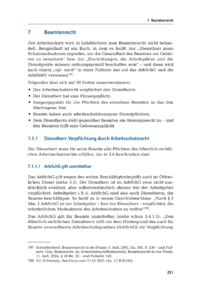 Dokument Beamtenrecht